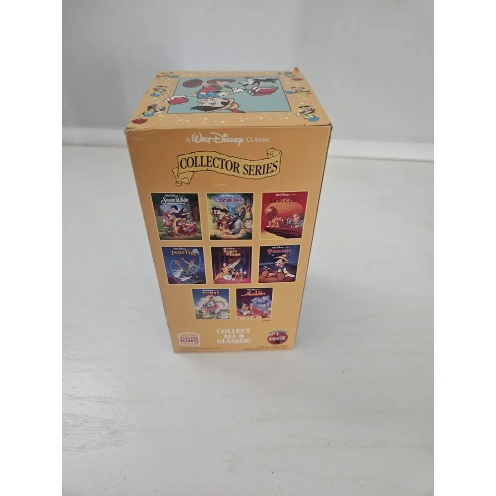 Vintage Walt‎ Disney's Pinocchio Burger King Collector Glass Series 1994